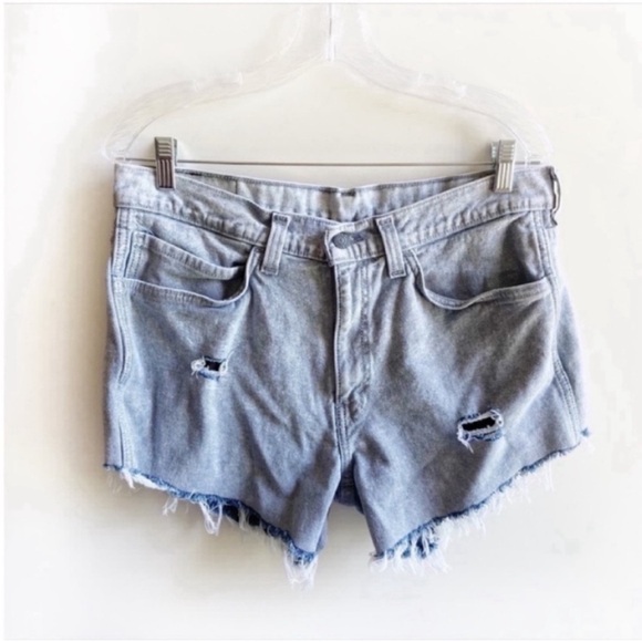 Levi's Pants - Levi's cut off denim shorts distressed high waist
